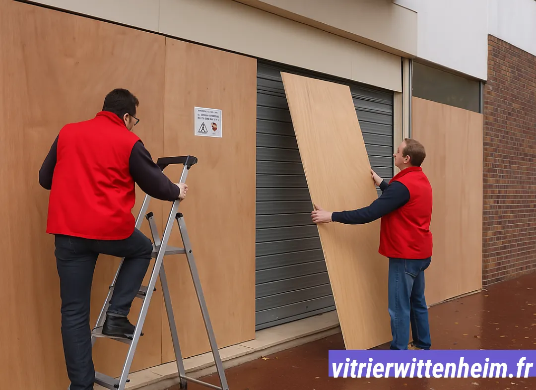 Mise en sécurité fermeture provisoire Wittenheim
